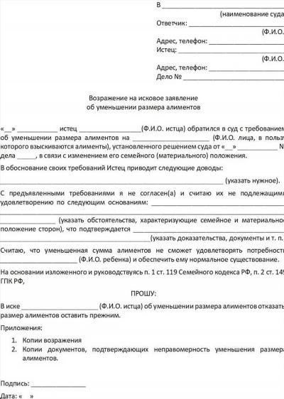 В каких процессах подается возражение на административное исковое заявление: порядок и нюансы