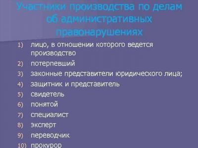 Выяснение обстоятельств правонарушения и установление лица, его совершившего