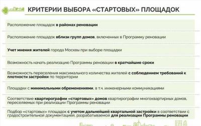 Какие преимущества ждут жильцов новых домов после сноса старых